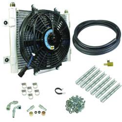 BD Diesel Xtruded Trans Oil Cooler - 3/8 inch Cooler Lines 1030606-3/8