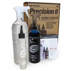 S&B Filters Precision II: Cleaning & Oil Kit (Blue Oil) 88-0009