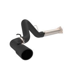 MBRP Exhaust 4" Filter Back, Single Side, Black Coated