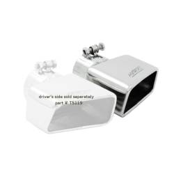 MBRP Exhaust - MBRP Exhaust Tip, 4 1/2" x 2 3/4"  Rectangle, Angled Cut, 3" O.D. Inlet, Passenger Side, 7" Length, T304 Stainless Steel, T5120 - Image 3