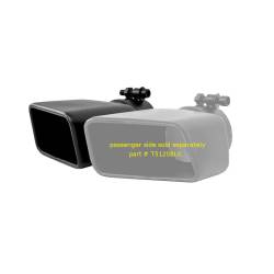 MBRP Exhaust - MBRP Exhaust Tip, 4 1/2"x 3" Rectangle, Angled Cut, 3" O.D. Inlet, Driver Side, Black, T5119BLK - Image 3