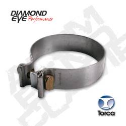 Diamond Eye Performance  3.5"  TORCA BAND CLAMP - 304 STAINLESS STEEL - BC350S304