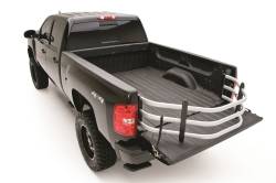AMP Research - AMP BEDXTENDER HD SPORT - 2007-2018 Chevrolet Silverado 1500, 2500 HD, 3500 HD, 2007-2018 GMC Sierra 1500, 2500 HD, 3500 HD - SILVER - Image 3