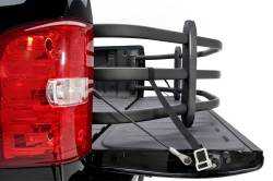 AMP Research - AMP BEDXTENDER HD SPORT - 007-2018 Chevrolet Silverado 1500, 2500 HD, 3500 HD, 2007-2018 GMC Sierra 1500, 2500 HD, 3500 HD - BLACK - Image 4