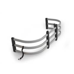 AMP BEDXTENDER HD MAX - 1982-2018 DODGE RAM, 1999-2018 FORD SUPER DUTY, 1999-2010 F150, 2004-2018 NISSAN TITAN, 2016-2018 NISSAN TITAN XD - SILVER