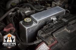 Mishimoto - Mishimoto Ford 7.3L Powerstroke Aluminum Degas Tank 1999-2003 Natural Color - Image 5