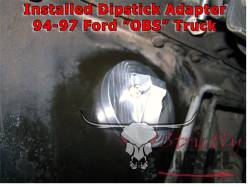 Driven Diesel - Strictly Diesel Engine Oil Dipstick Adapter 7.3L Ford T444E - Driven Diesel - Image 3