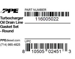 PPE Diesel - Gasket For Turbo Oil Drain Upper With Round Hole PPE Diesel - Image 2