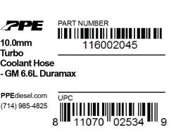 PPE Diesel - Turbo Coolant Hose Small Diameter 10Mm PPE Diesel - Image 2