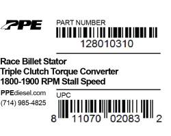 PPE Diesel - BCBS Triple Disc Converter GM Allison 1000 and 2000 Series Black 1800-1900 PPE Diesel - Image 3
