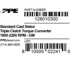 PPE Diesel - PPE Triple Disc Inchc Inch Converter GM Allison 1000 And 2000 Series Black PPE Diesel - Image 3