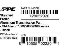 PPE Diesel - PPE Trans Pan Standard Depth GM Allison 1000 And 2000 Series 1000 And 2000 Series Black PPE Diesel - Image 5