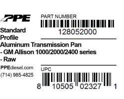 PPE Diesel - PPE Trans Pan Standard Depth GM Allison 1000 And 2000 Series 1000 And 2000 Series Raw PPE Diesel - Image 6