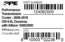 PPE Diesel - PPE Trans Cooler 06-10 GM 6.6L Allison 1000 PPE Diesel - Image 4