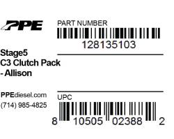 PPE Diesel - Stage 5 C3 Clutch Pack GM Allison 1000 And 2000 Series PPE Diesel - Image 3