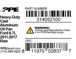 PPE Diesel - Ford Engine Pan 6.7L Raw PPE Diesel - Image 5