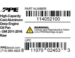 PPE Diesel - Deep Engine Oil Pan Raw 11-16 18 Hole PPE Diesel - Image 5