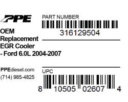 PPE Diesel - EGR Cooler Ford 6.0L 04-07 PPE Diesel - Image 3