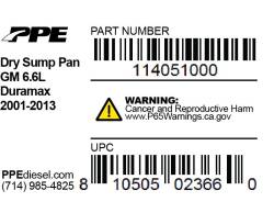 PPE Diesel - Dry Sump Pan GM 6.6L Duramax PPE Diesel - Image 4