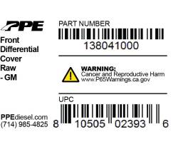 PPE Diesel - Front Differential Cover GM 2011+ Raw PPE Diesel - Image 7