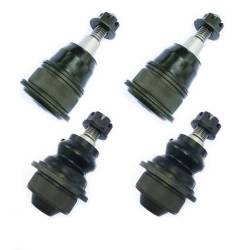 Kryptonite Upper And Lower Ball Joint Kit (for Stock Control Arms) 2001-2010 Chevy GMC 2500 3500 & H2 Hummer 8 Lug Trucks Only