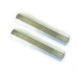 Kryptonite Solid Steel Tie Rod Sleeves - Zinc Plated -  2011-Current Chevy / GMC 2500 / 3500 HD