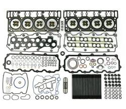 TrackTech Complete Top End Cylinder Head Gasket / Studs Service Kit for 03-10 6.0L Powerstroke