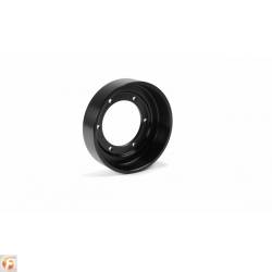 Billet Aluminum Fan Drive Pulley Black Anodized Finish Fleece Performance