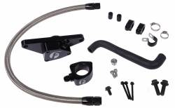 Cummins Coolant Bypass Kit 06-07 Auto Trans with Stainless Steel Braided Line Fleece Performance