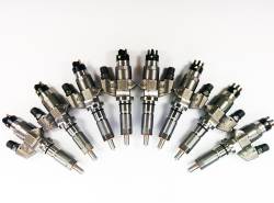Duramax 01-04 LB7 Brand New Injector Set 100 Percent Over SAC Nozzle Dynomite Diesel