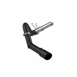 MBRP Exhaust 4" Filter Back, Single Side Exit, Black Coated S6242BLK