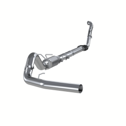 MBRP 4" Turbo Back, Single Side Exit (Aluminized 3" downpipe) S6218P