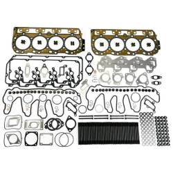 TrackTech Complete Top End Cylinder Head Gasket / Studs Service Kit for 2004.5-2007 LLY LBZ Duramax