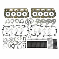 TrackTech Complete Top-End Cylinder Head Gasket / Studs Service Kit for 2001-2004 LB7 Duramax