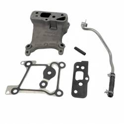 Turbo Pedestal Internal Oil Feed Upgrade Kit For 2015-2016 Ford F250 / F350 6.7 Powerstroke