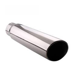 Diamond Eye Performance TIP; BOLT-ON ROLLED ANGLE CUT; 4in. ID X 5in. OD X 12in. LONG; 304 ST 4512BRA-DE