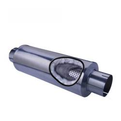 Diamond Eye Performance PERFORMANCE DIESEL EXHAUST PART-4in. 409 STAINLESS STEEL PERFORMANCE PERFORATED 460050