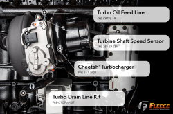 Fleece Performance - Fleece Turbo Drain Tube Kit for 2019+ 6.7L Cummins - Image 5