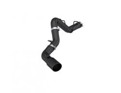 20-Up Silverado/Sierra 2500/3500 Armor BLK Black Coated Aluminized Steel 4 Inch Filter Back Single Side Exit Exhaust System MBRP