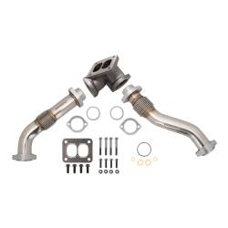 SPOOLOGIC Upgraded Bellowed 304SS Up-Pipe Kit For 1994-1997 Ford 7.3L Powerstroke