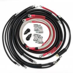 Dodge Cummins Battery Cable Kit 1/0 Gauge For 1998-2002 Dodge RAM 2500/3500 5.9 Liter Cummins Diesel 2nd Gen Battery Cable Big7Kits