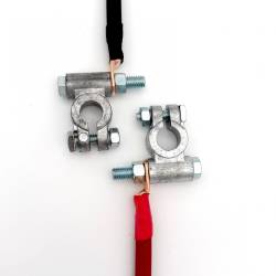 Big7Kits - 2017-2021 Ford F-250/F-350 Superduty Battery Cable Kit Power Stroke 6.7 Diesel 2/0 Gauge Straight Battery Cable Big7Kits - Image 8