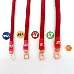 Big7Kits - 2003-2007 Ford F250/F350 2/0 Gauge Battery Cable Kit Power Stroke 6.0 Diesel 90 Degree Battery Cable Big7Kits - Image 4
