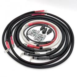 Big7Kits - 2011-2016 Ford F-250/F-350 Superduty Battery Cable Kit Power Stroke 6.7 Diesel 2/0 Gauge 90 Degree Battery Cable Big7Kits - Image 3