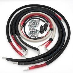 Big7Kits - 1990-1997 Ford F250/F350 Superduty OBS Battery Cable Kit Powerstroke 7.3 Diesel 2/0 Gauge Straight Battery Cable Big7Kits - Image 2