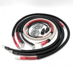 1999-2003 Ford F250/F350 Superduty Battery Cable Kit Powerstroke 7.3 Diesel 2/0 Gauge Straight Battery Cable Big7Kits