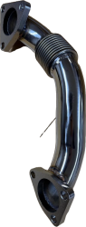Norcal Diesel Performance Parts - Passenger Side OEM Replacement Up-Pipe 2001-2004 Duramax 6.6L LB7 with Federal Emissions - Image 2