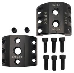 Apex Chassis - Stabilizer Clamp, 1.5 Inch ID, Black, Universal - Includes hardware for Fox ATS, Standard, Falcon Apex Chassis - Image 3