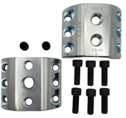 Apex Chassis - Stabilizer Clamp, 2 Inch ID, Zinc, Universal - Includes hardware for Fox ATS, Standard, Falcon Apex Chassis - Image 3