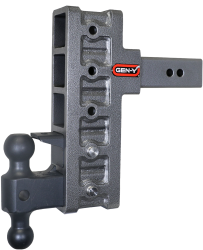 Mega Duty 2.5 Inch Offset Shank 3 Inch Rise, 9 Inch Drop 3K TW 21K Hitch & GH-061 Dual-Ball & GH-062 Pintle Lock Gen Y Hitch